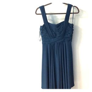 Blue bridesmaid dress